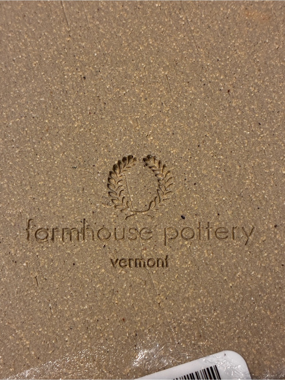 FARMHOUSE POTTERY VERMONT CHEESE STONE 7" NEW - Picture 3 of 4